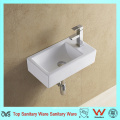 Rectangular Wall Mounted Small Narrow Sink